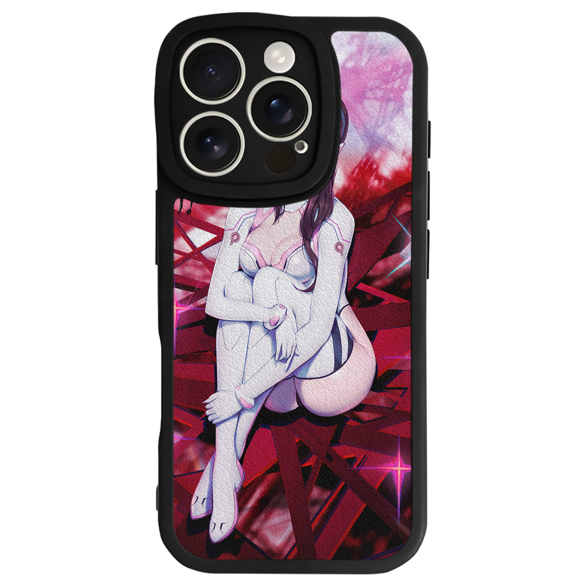 （画像用） EVA 新世紀エヴァンゲリオン 【iPhone 16シリーズ対応】シリコンスマホケース（レザー調） 材質：シリコン